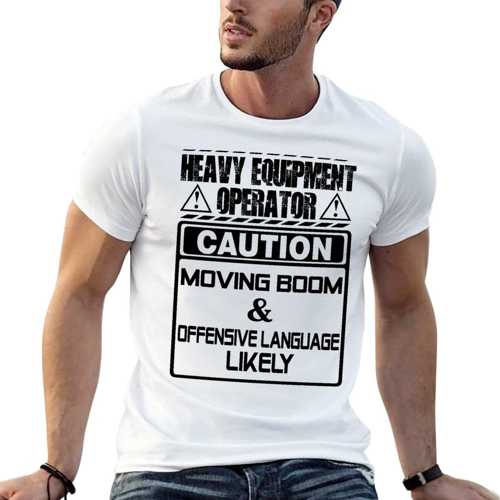 Heavy Equipment Vector - Camiseta con estampado de operador de