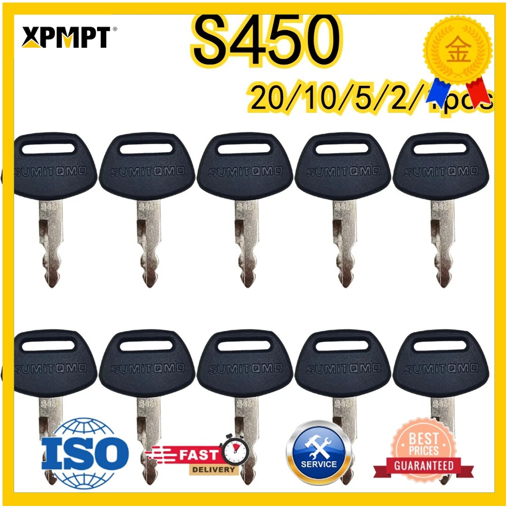 Heavy Equipment Logo - 20/10/5/2/1 piezas Llaves de encendido de