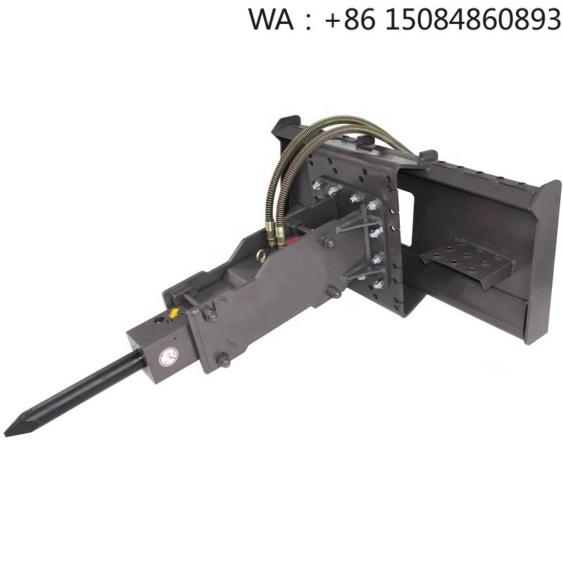 Skid Steer Loader - Martillo Hidráulico Rompedor de Rocas para