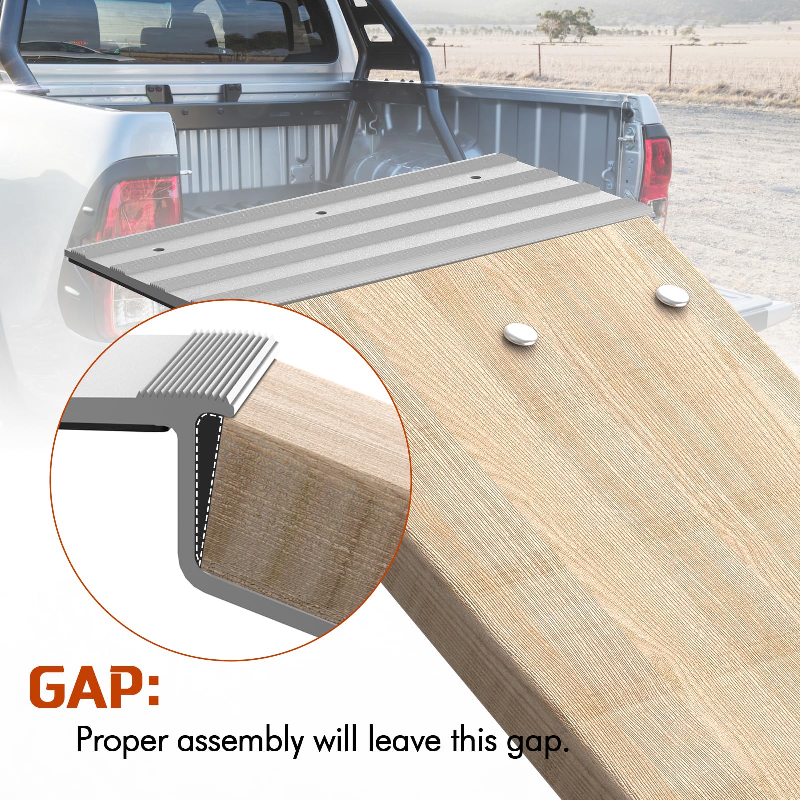 Vehicle Heavy Equipment - Kit de rampa de carga antideslizante