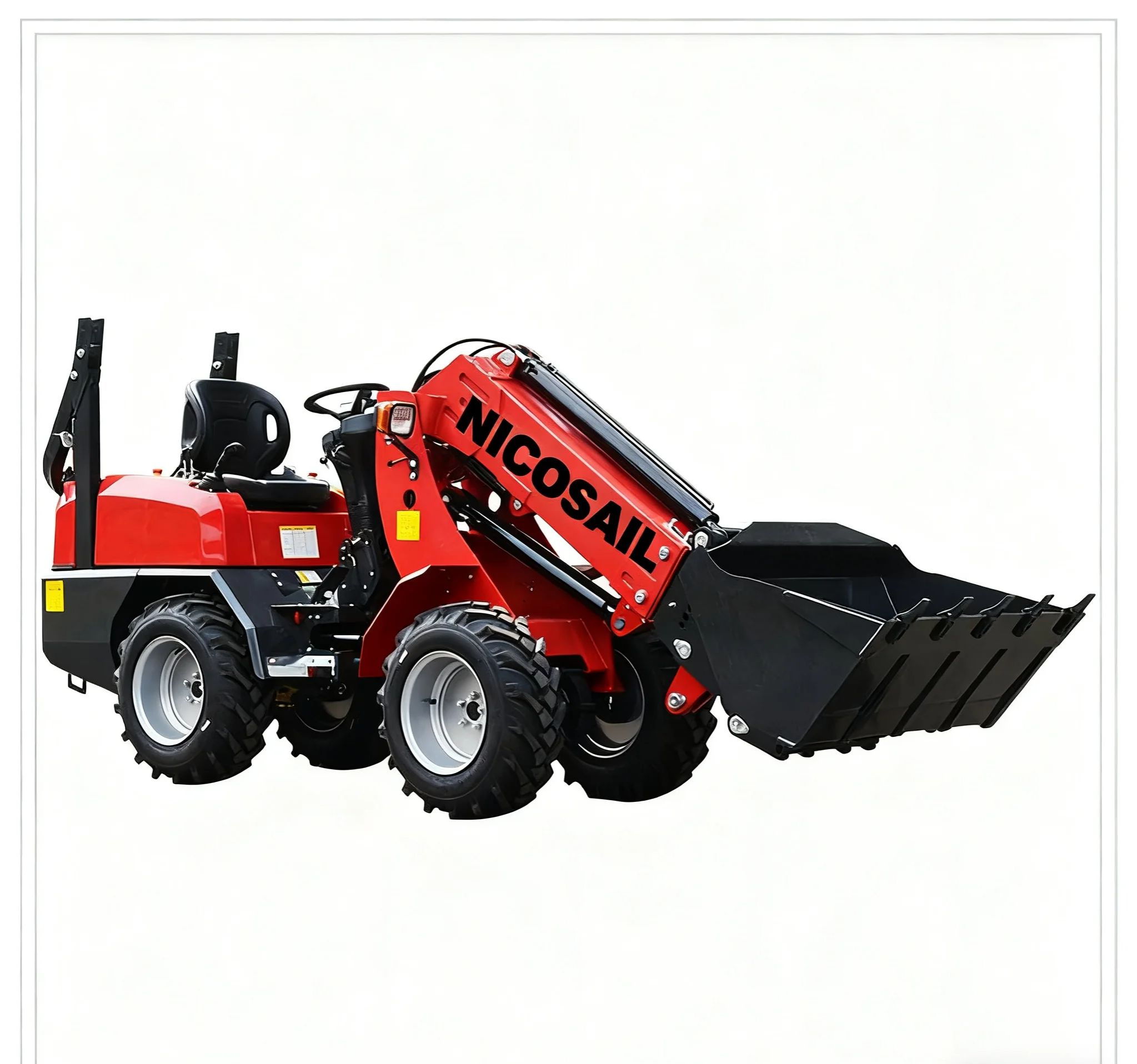 Skid Steer Loader - Cargadora Frontal Pequeña China con Brazo