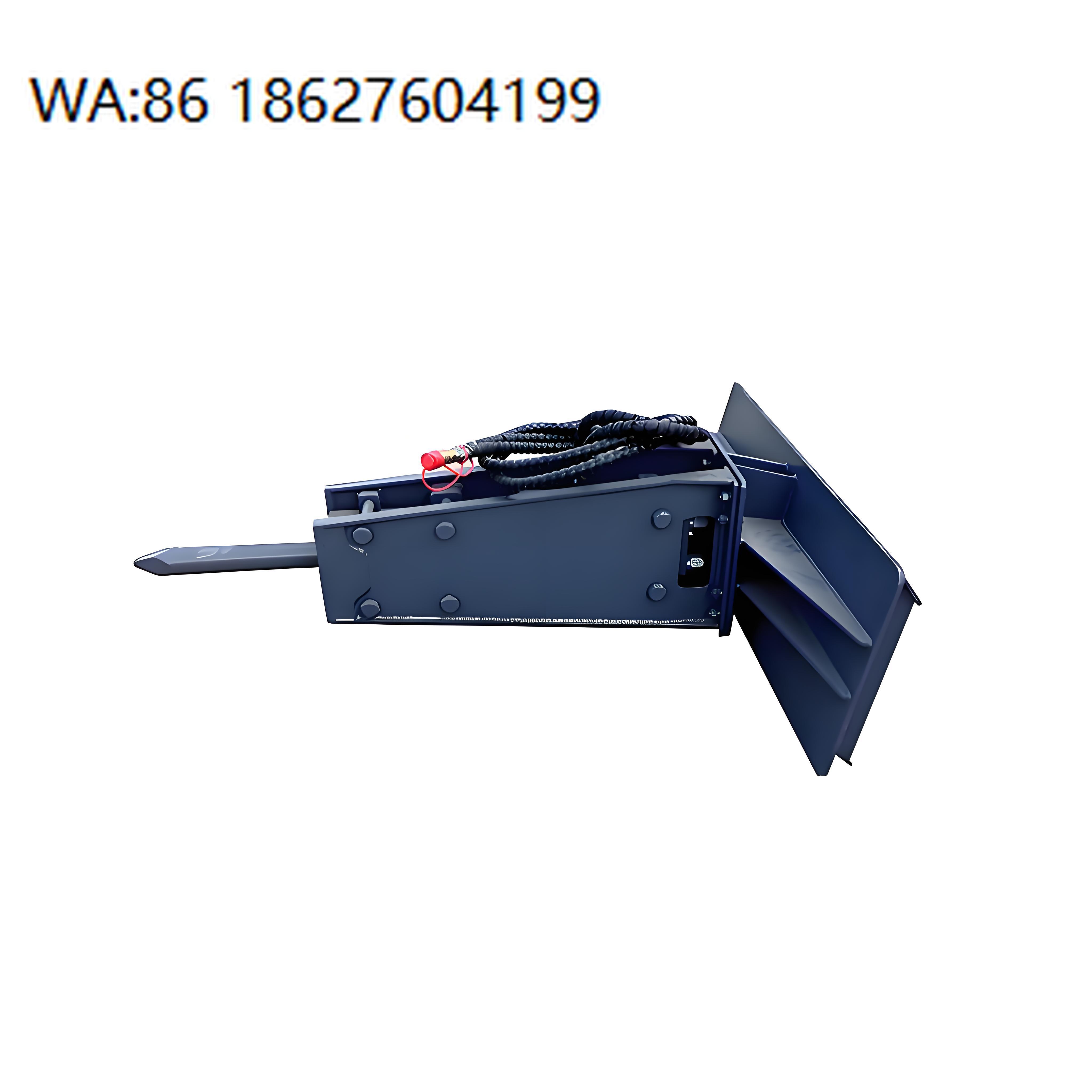 Skid Steer Loader - Martillo Hidráulico Compacto con Cincel para