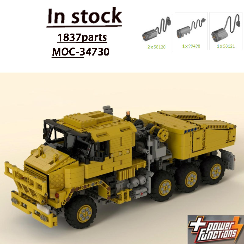 MOC-34730 Nuevo Modelo de Bloq - Heavy Equipment Certificate reseña y precio